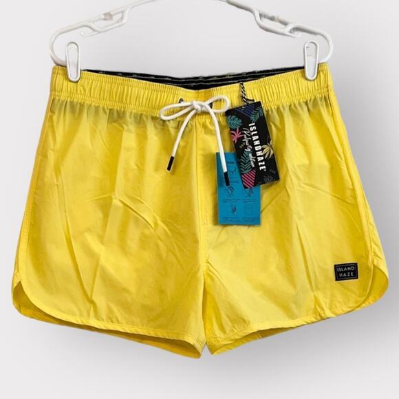 Island Haze NWT Mens Swim Trunks sz XL Poolparty Edition Pack & Go Pocket - Picture 1 of 9